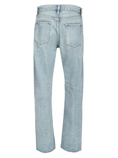 Fear Of God Five-pocket Raw Hem Straight Leg Jeans