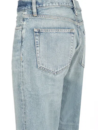 Fear Of God Five-pocket Raw Hem Straight Leg Jeans