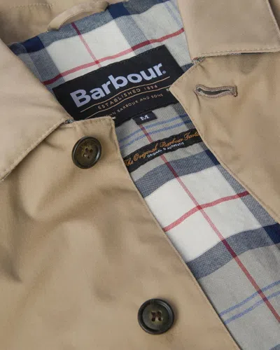 Barbour Structured Coat With Long Sleeves And Side Pockets