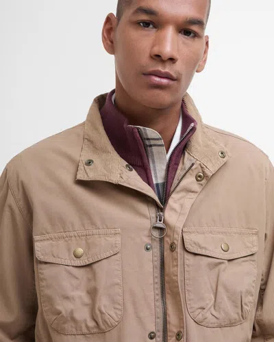 Shop Barbour Giubbino Ogston Marrone