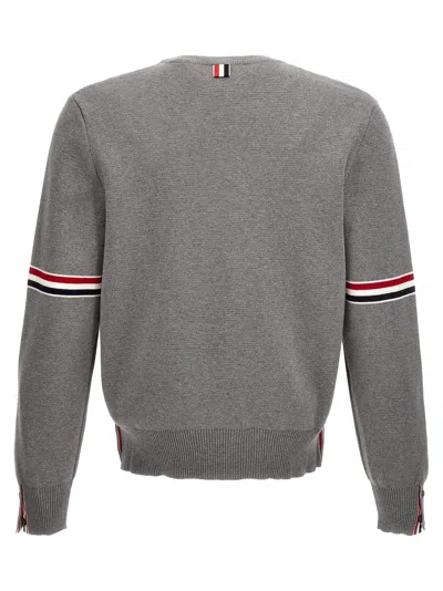 Thom Browne Classic Sweater Sweaters And Cardigans Gray