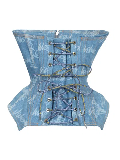 Vivienne Westwood Cobrax Denim Corset