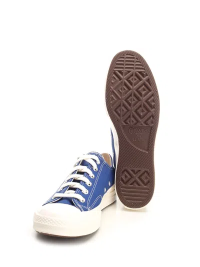 Comme Des Garçons Play Blue Converse Edition Half Heart Chuck 70 Low Sneakers