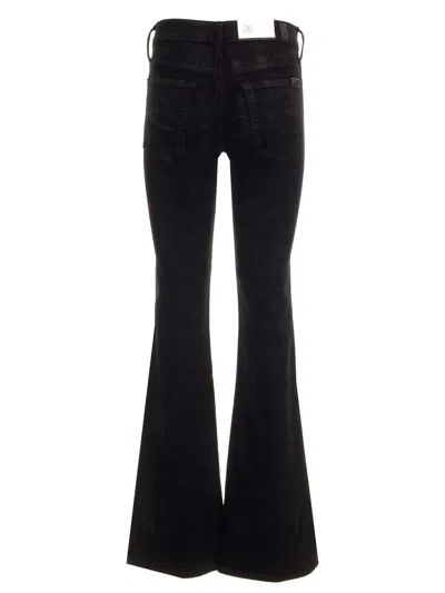 7 For All Mankind Corduroy Trousers Jeans Black
