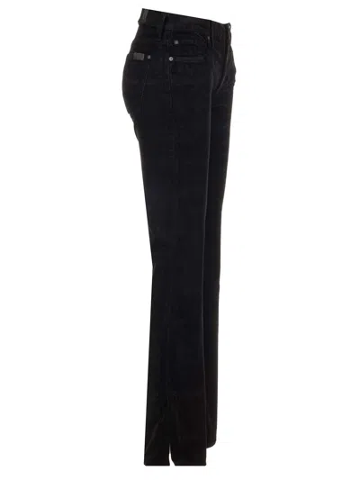 7 For All Mankind Corduroy Trousers Jeans Black