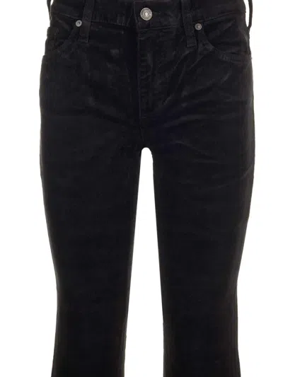 7 For All Mankind Corduroy Trousers Jeans Black