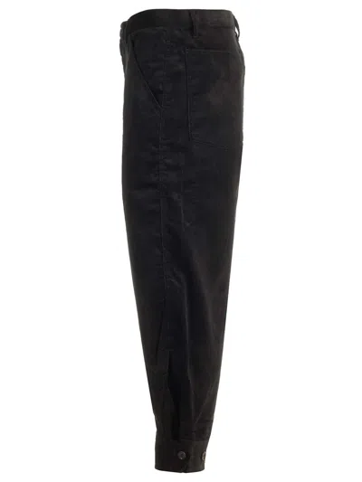 Comme Des Garçons Shirt Navy Layered Trousers