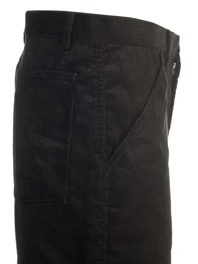 Comme Des Garçons Shirt Navy Layered Trousers