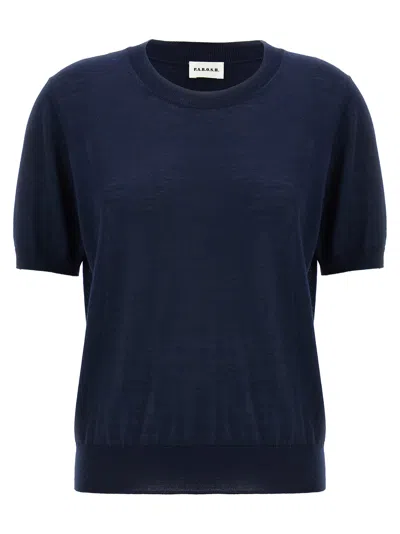 P.a.r.o.s.h Crew-neck Sweater Sweaters And Cardigans Blue