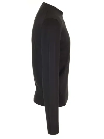 Mauro Ottaviani Crewneck Sweater In Wish Wool Knitwear Black