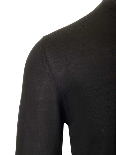 Mauro Ottaviani Crewneck Sweater In Wish Wool Knitwear Black