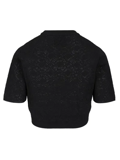 Givenchy Crop Sweater Knitwear Black