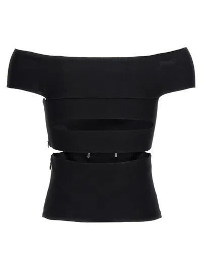 Alexander Mcqueen Lex Sliced Top Ld32