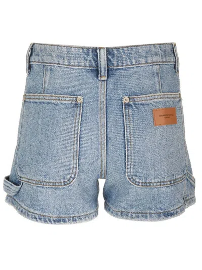 Alexander Wang Denim Shorty Embellished Shorts