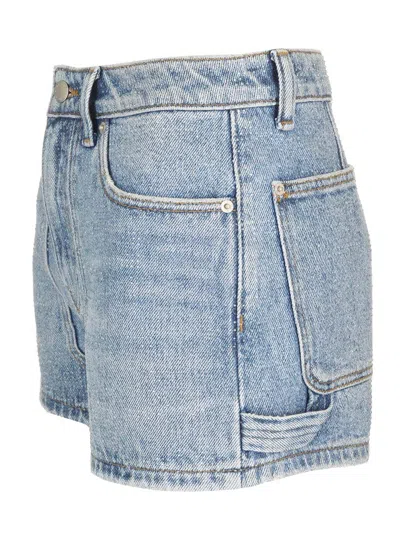 Alexander Wang Denim Shorty Embellished Shorts