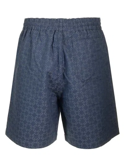Givenchy Monogram 72 Jacquard Denim Bermuda Shorts