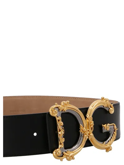 Dolce & Gabbana Dg Barocco Belts Black