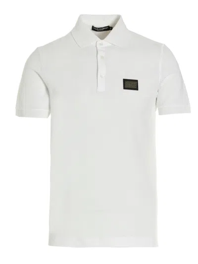 Dolce & Gabbana Dg Essential Polo White