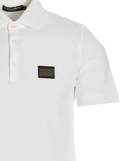Dolce & Gabbana Dg Essential Polo White