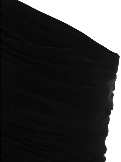 Norma Kamali Diana One-shoulder Dress In Black