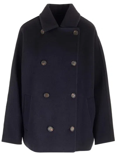 Brunello Cucinelli Double-breasted Couture Wool Cashmere Coat