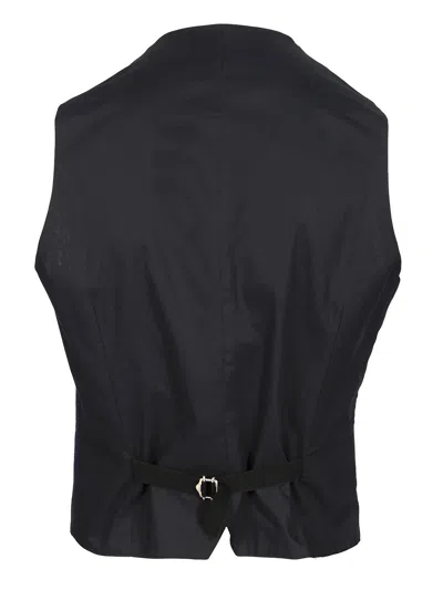 Shop Tagliatore Double-breasted Waistcoat Jackets Blue