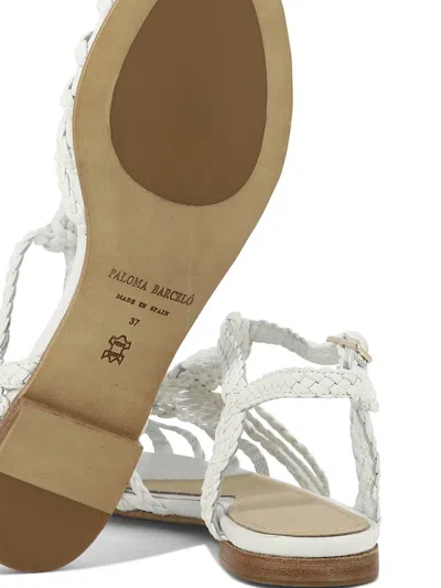 Paloma Barceló Felisa Sandals White