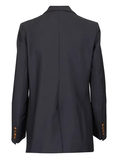 Blazé Milano Missy Double-breasted Cotton-blend Blazer