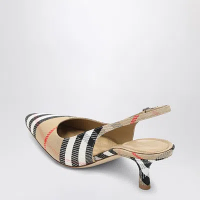 Burberry Slingback Pumps Birdie Check Women