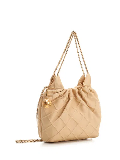 Tory Burch Fleming Handbags Beige
