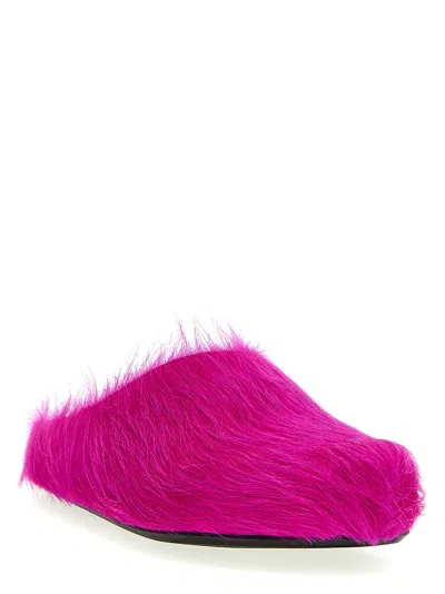 Marni Pink Fussbett Sabot Slip-on Loafers