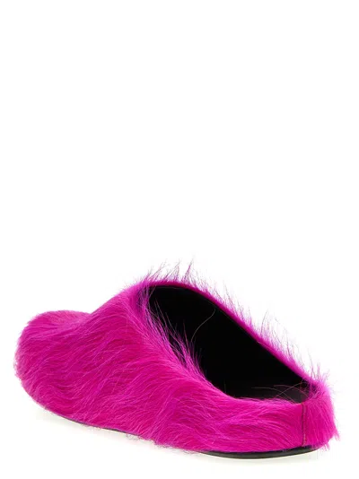 Marni Pink Fussbett Sabot Slip-on Loafers