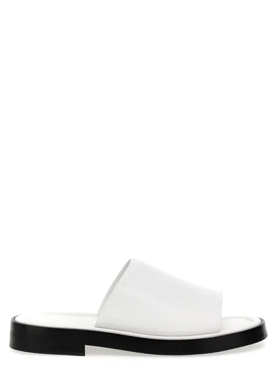 Ferragamo Woman Sandals White Size 8 Calfskin