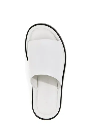 Ferragamo Woman Sandals White Size 8 Calfskin