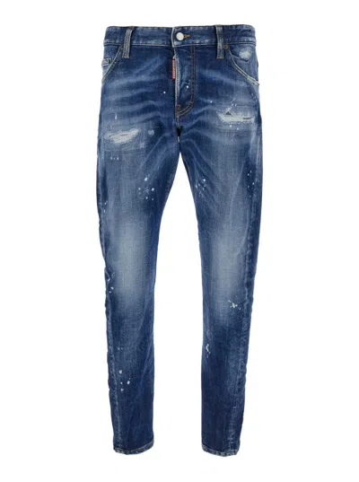 【激安】半額以下- 50%OFFの安い通販 Jean Twist Sexy Dsquared2 In ModeSens | Blue パンツ