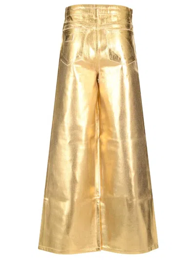 Ganni Women Foil Wide Jeans