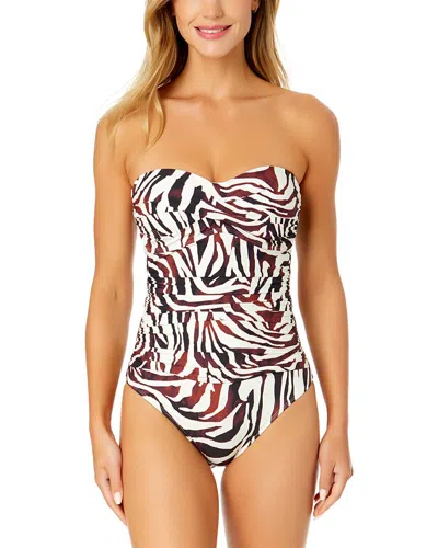 Anne Cole Twist Front Bandeau Two-piece Swimsuit