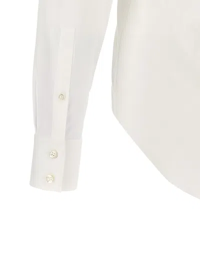 Shop Alexander Mcqueen Harness Shirt And Blouse White