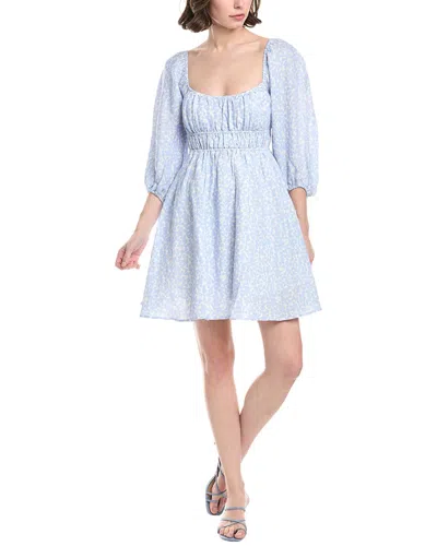 Hermoza Lala Linen-blend Mini Dress