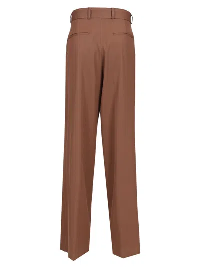 Dries Van Noten High-waisted Trousers Brown