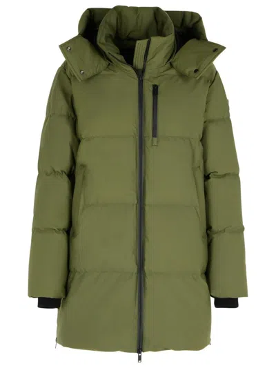 Moose Knuckles 'chelia 3q' Green Nylon Blend Parka