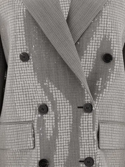 Golden Goose Journey Sequined Houndstooth Boyfriend Jacket