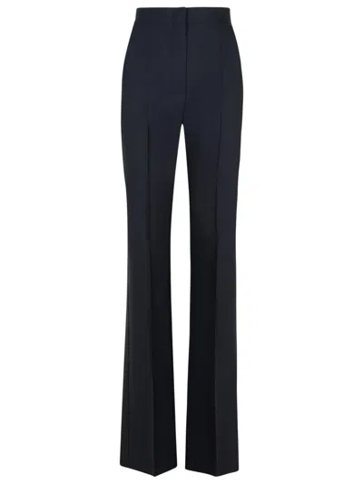Max Mara Delfino Black Virgin Wool Blend Pants