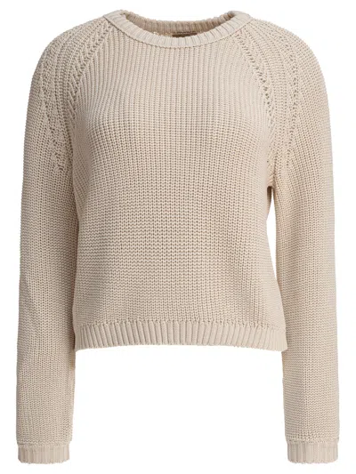 Rakkì Cotton-knit Raglan-sleeve Sweater