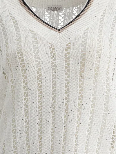 Brunello Cucinelli Knitwear White