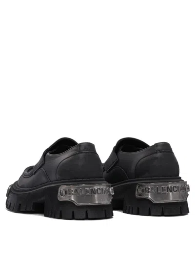 Balenciaga 50mm Tractor Leather Loafers