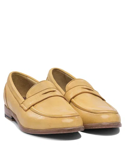 Sturlini Leather Loafers With Silhouette In Neutral