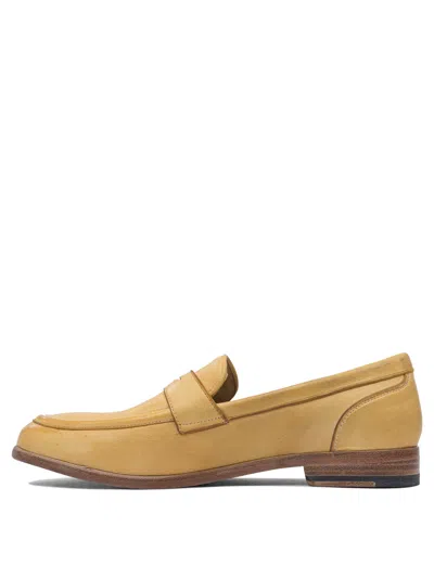 Sturlini Leather Loafers With Silhouette In Neutral