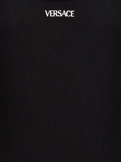 Versace Men Logo Embroidery Tank Top