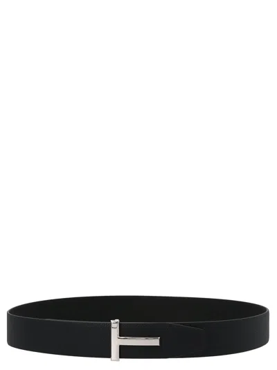 Tom Ford Logo Reversible Belt Belts Multicolor